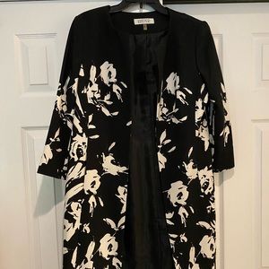 Ladies long floral jacket